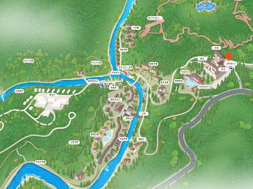 丰县结合景区手绘地图智慧导览和720全景技术，可以让景区更加“动”起来，为游客提供更加身临其境的导览体验。