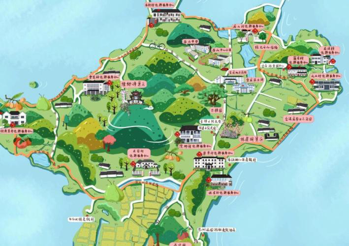 丰县手绘地图旅游的独特视角
