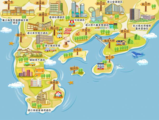 丰县手绘地图旅游的艺术指南