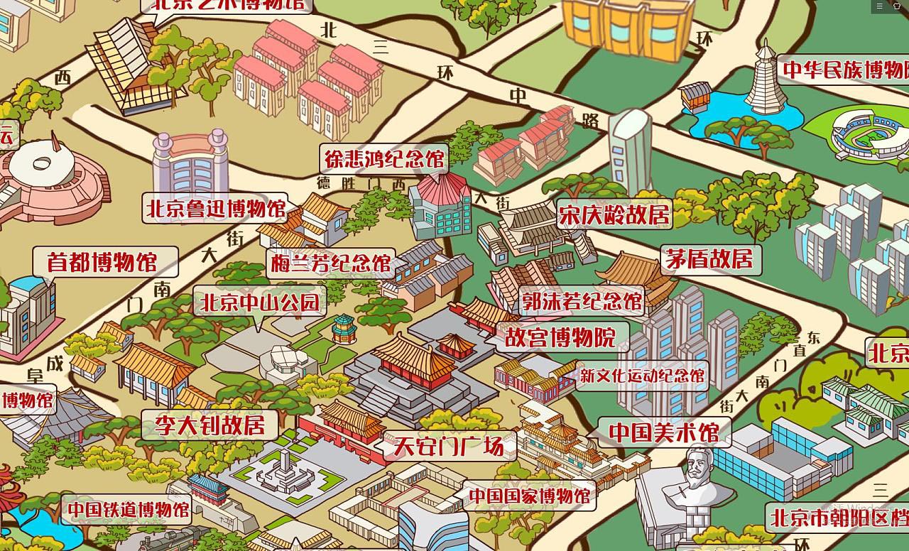丰县手绘地图景区的文化印记