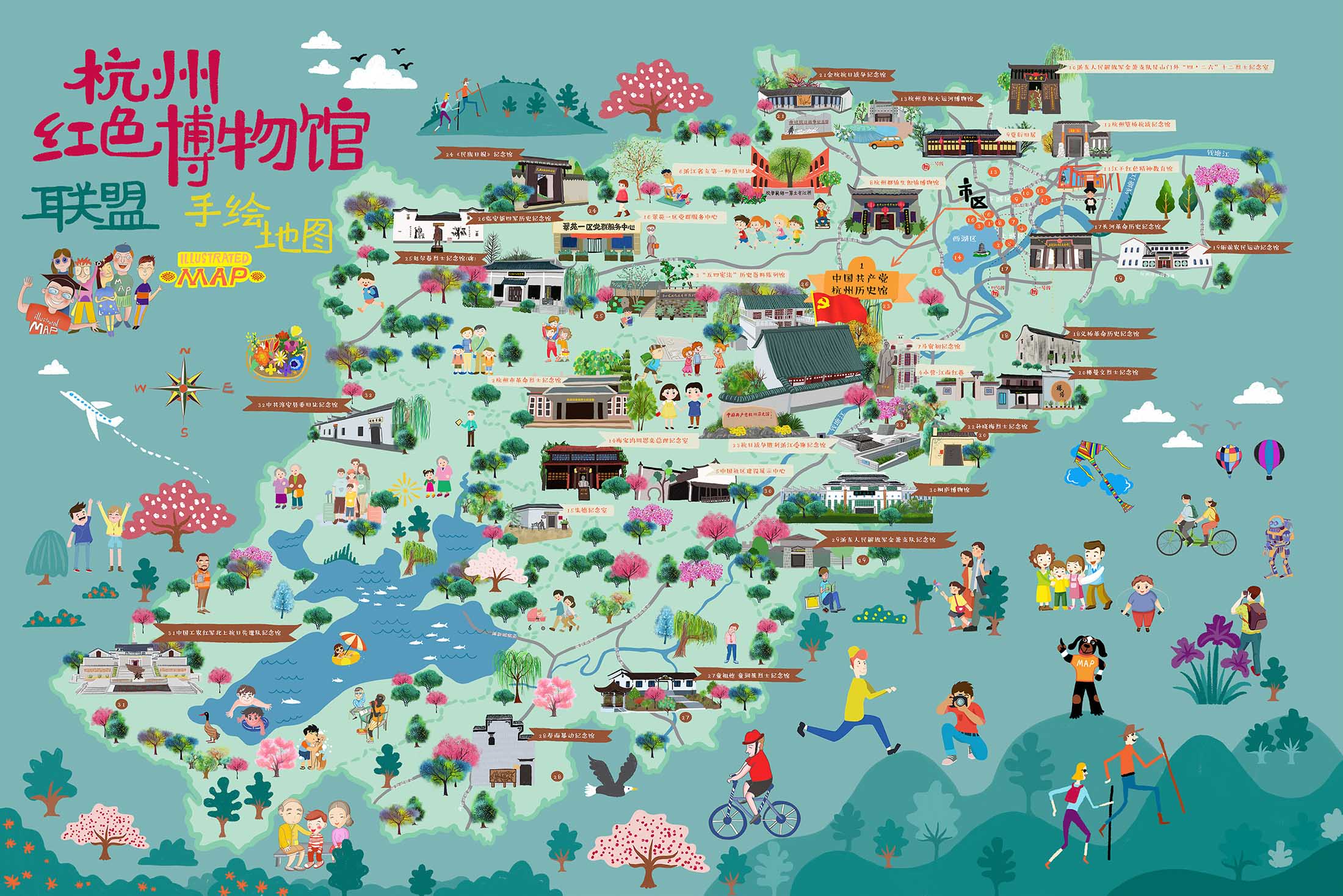 丰县手绘地图与科技的完美结合 